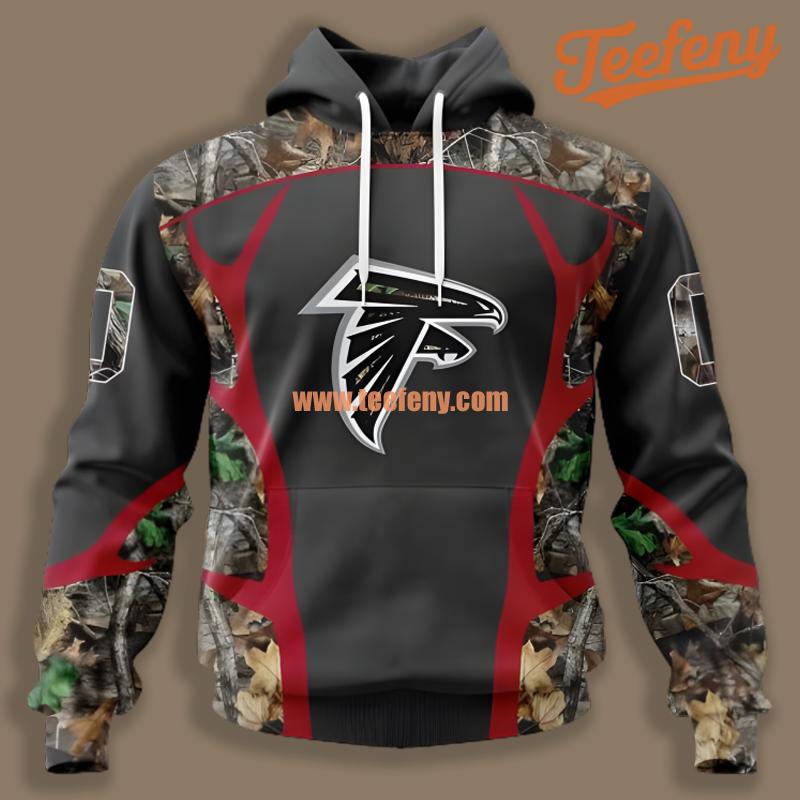 Atlanta Falcons Hunting Camo 3D Pullover Hoodie