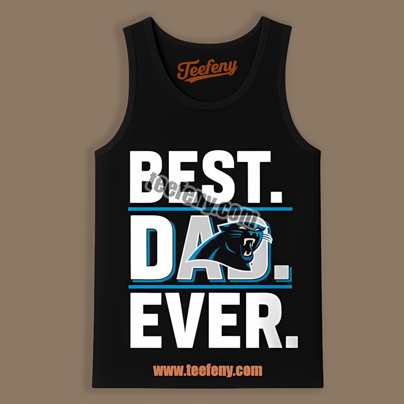Carolina Panthers Best Dad Ever Unisex Tanktop Gift For Father Carolina Panthers Best Dad Ever Unisex Tanktop Gift For Father