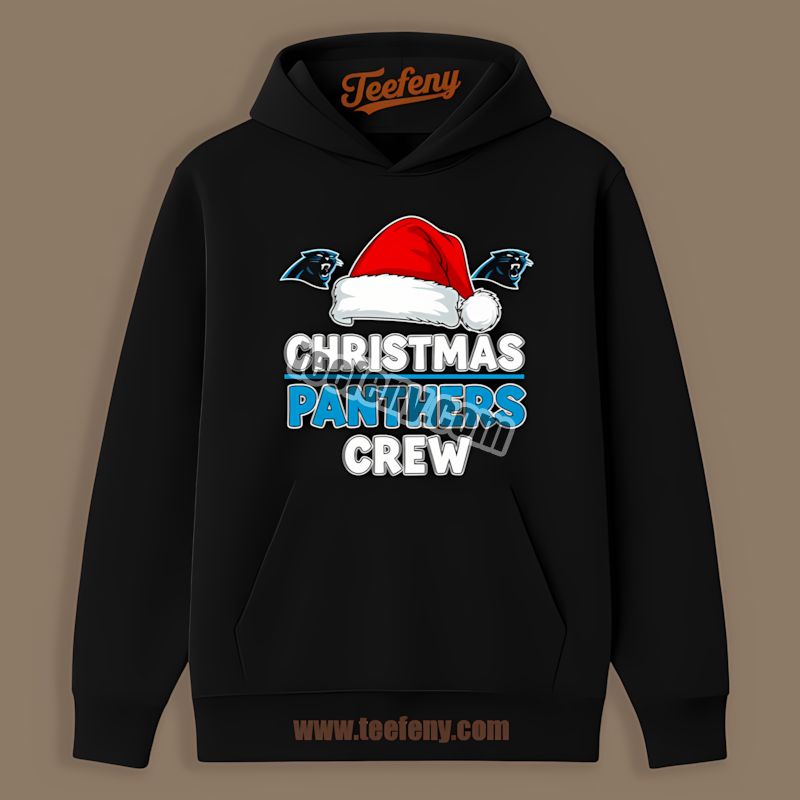 Carolina Panthers Christmas Crew Adults Hoodie For Panthers Fans Carolina Panthers Christmas Crew Adults Hoodie For Panthers Fans