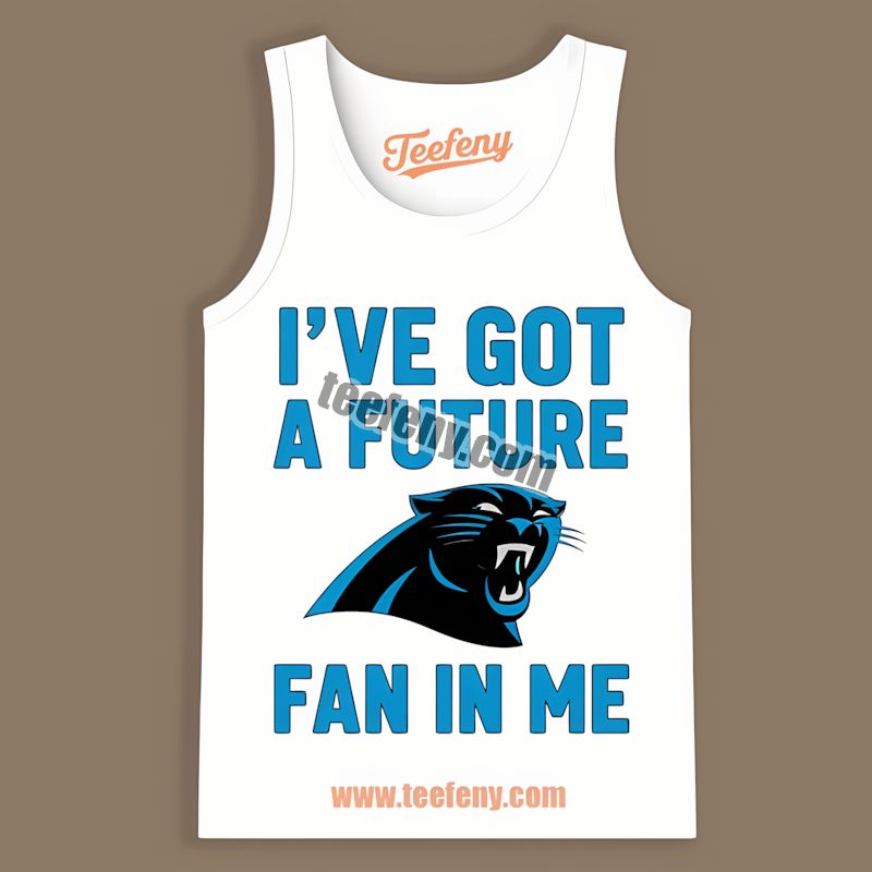Carolina Panthers Future Fan In Me Tanktop In Vintage Look Carolina Panthers Future Fan In Me Tanktop In Vintage Look