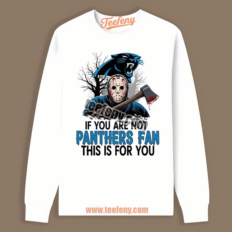 Carolina Panthers Halloween Jason Voorhees Trendy Long Sleeve Carolina Panthers Halloween Jason Voorhees Trendy Long Sleeve