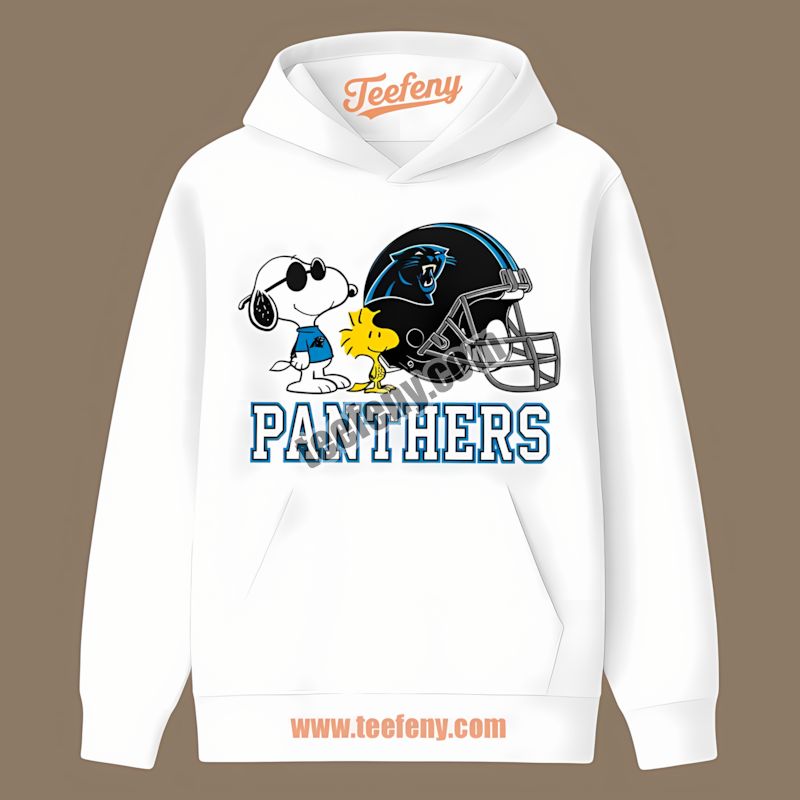 Carolina Panthers Helmet Vs Snoopy Woodstock Retro Hoodie Carolina Panthers Helmet Vs Snoopy Woodstock Retro Hoodie