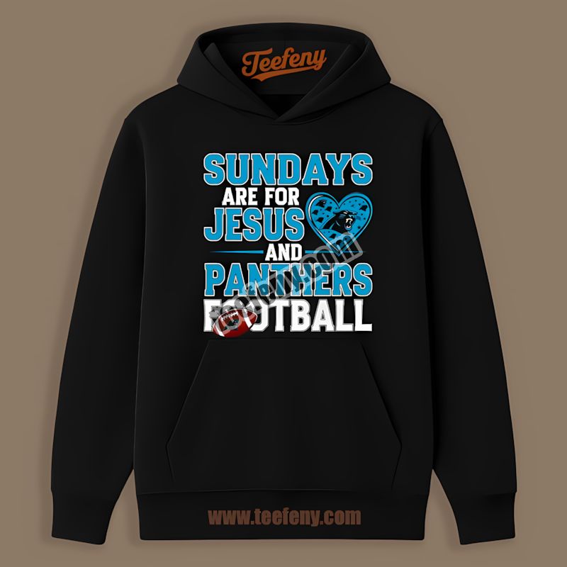 Carolina Panthers Jesus And Football Sundays Classic Hoodie Carolina Panthers Jesus And Football Sundays Classic Hoodie