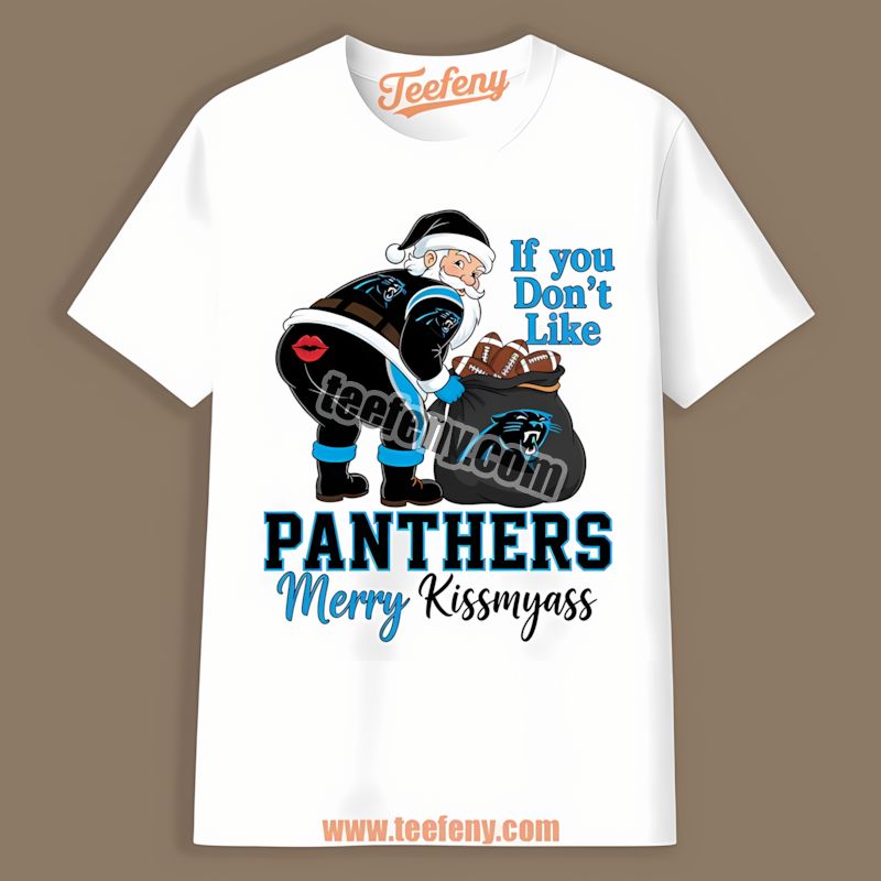 Carolina Panthers Merry Kissmyass Santa Vintage Shirt