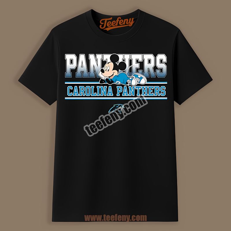 Carolina Panthers Mickey Mouse Retro Style Shirt