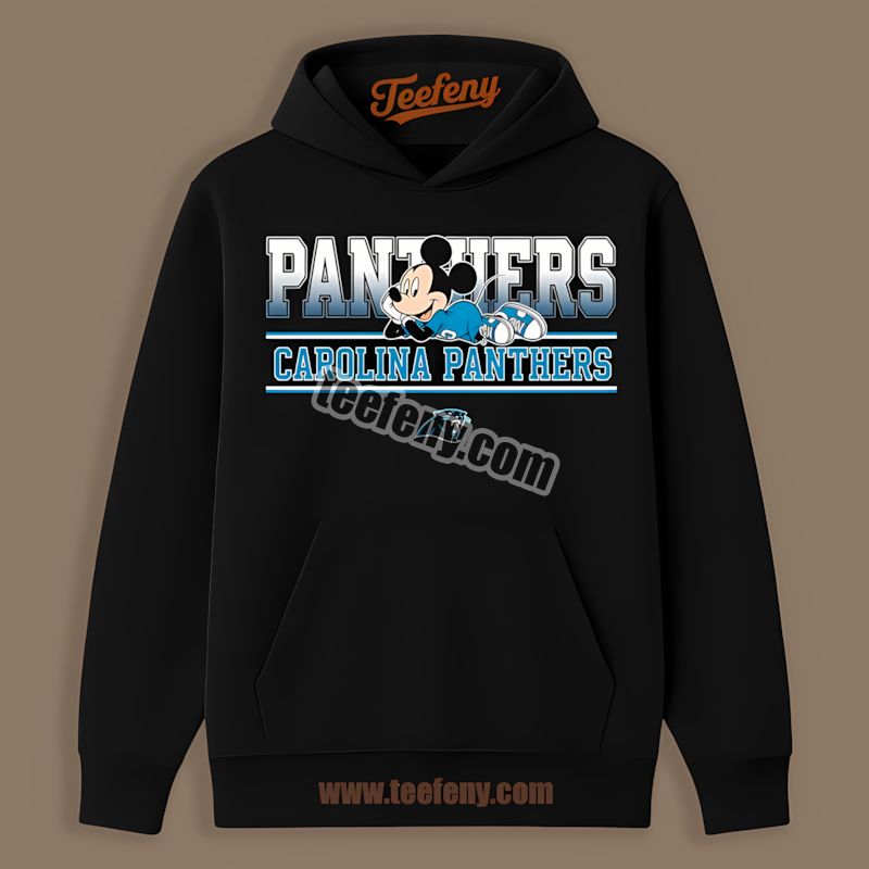 Carolina Panthers Mickey Mouse Retro Style Hoodie Carolina Panthers Mickey Mouse Retro Style Hoodie