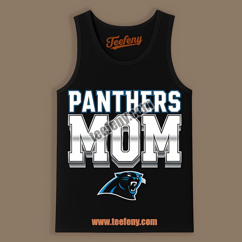 Carolina Panthers Mom Unisex Tanktop For Everyday Wear Carolina Panthers Mom Unisex Tanktop For Everyday Wear