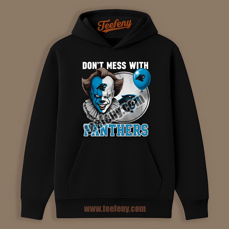 Carolina Panthers Pennywise Halloween Classic Hoodie Carolina Panthers Pennywise Halloween Classic Hoodie