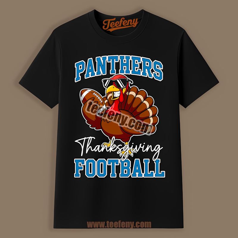Carolina Panthers Thanksgiving Football Turkey Vintage Shirt