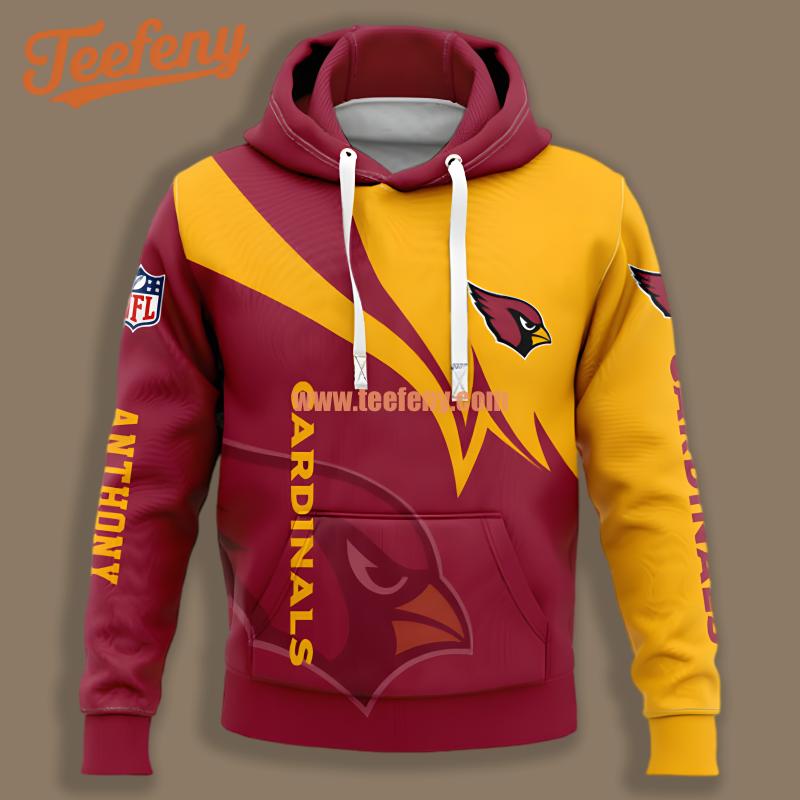 Personalized Arizona Cardinals Team 3D Hoodie Printing