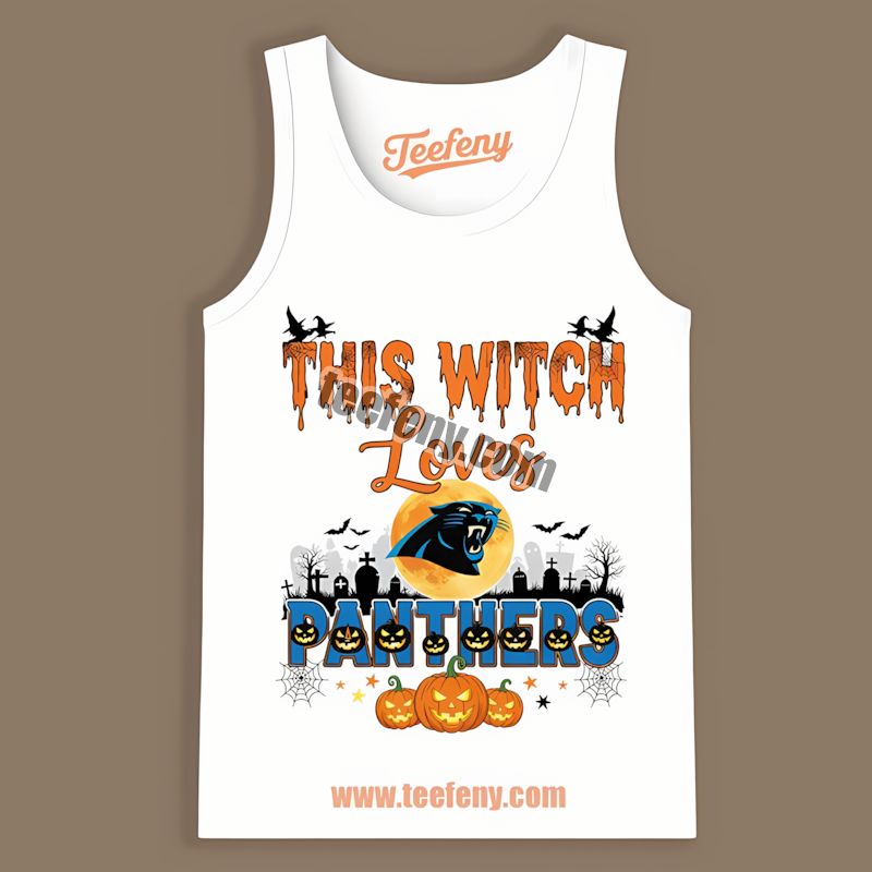This Witch Loves Carolina Panthers Halloween Classic Tanktop This Witch Loves Carolina Panthers Halloween Classic Tanktop