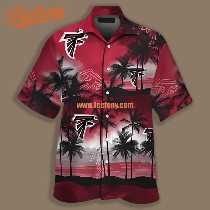 Atlanta Falcons Summer Beach Red Royal Hawaiian Shirt