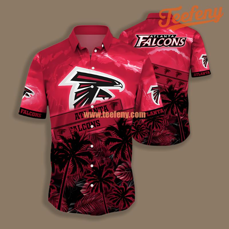 Atlanta Falcons Tropical Coconut Red Stylish Hawaiian Shirt