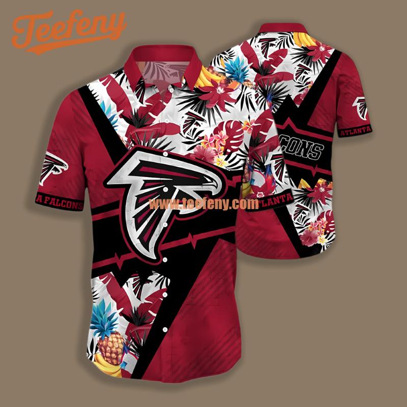 Atlanta Falcons Tropical Fruits Red Real Hawaiian Shirt