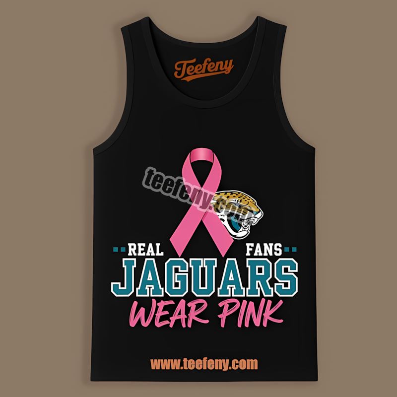 Breast Cancer Awareness Fans Wear Pink Jacksonville Jaguars Sports Tanktop Breast Cancer Awareness Fans Wear Pink Jacksonville Jaguars Sports Tanktop