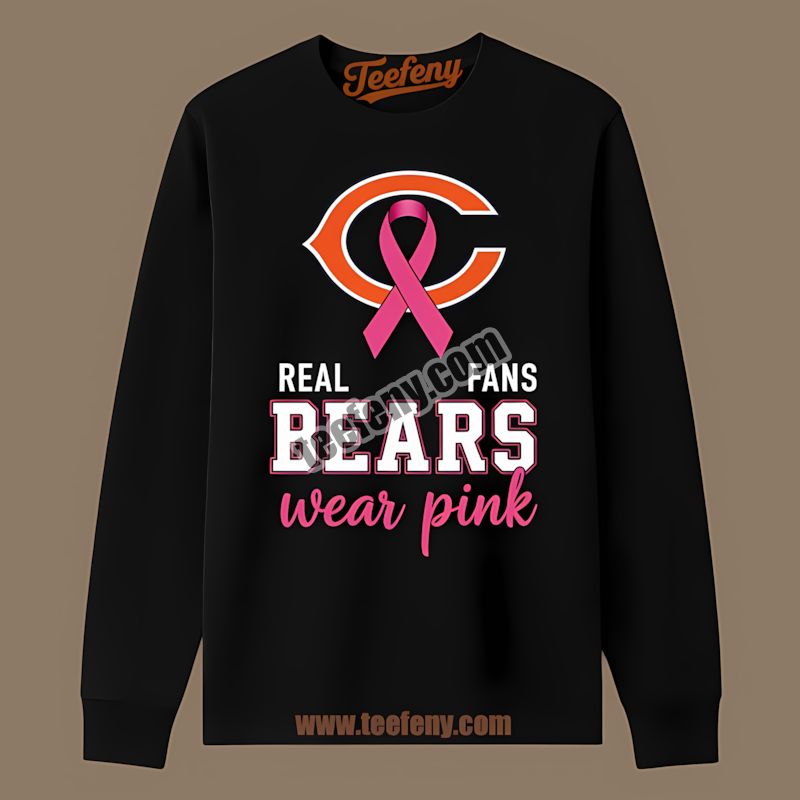 Chicago Bears Breast Cancer Awareness Pink Sports Long Sleeve Chicago Bears Breast Cancer Awareness Pink Sports Long Sleeve
