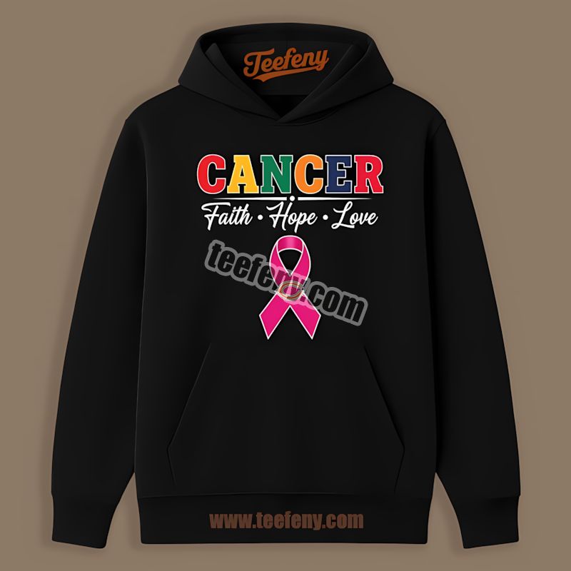Chicago Bears Cancer Awareness Faith Hope Love Graphic Hoodie Chicago Bears Cancer Awareness Faith Hope Love Graphic Hoodie