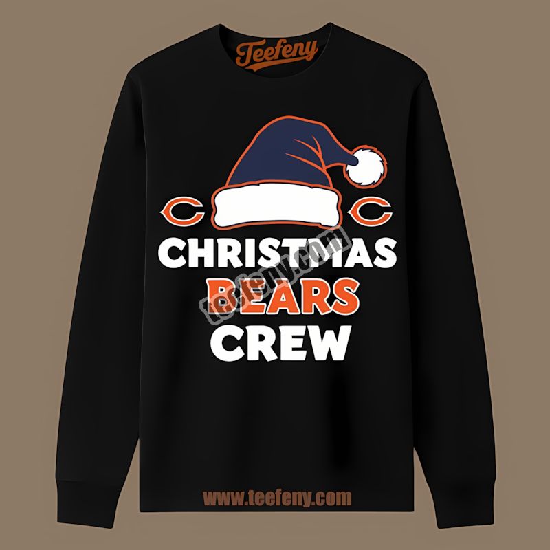 Chicago Bears Christmas Bears Crew Trendy Long Sleeve Chicago Bears Christmas Bears Crew Trendy Long Sleeve