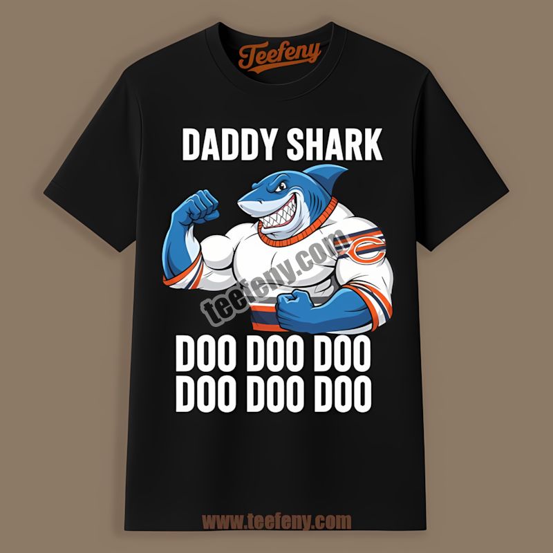 Chicago Bears Daddy Shark Classic Shirt For Fans