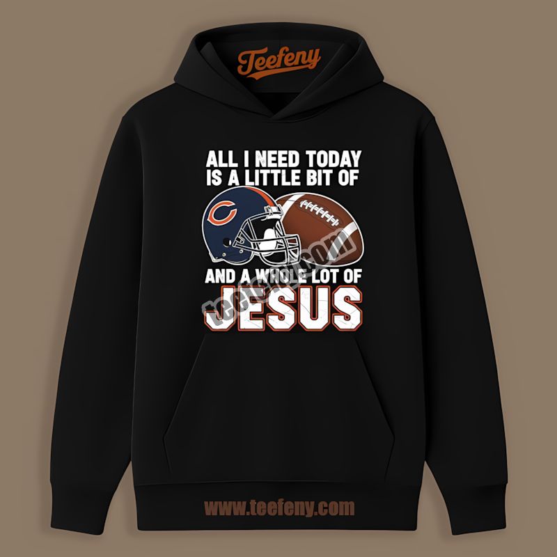 Chicago Bears Football And Jesus Sports Hoodie For Fans Chicago Bears Football And Jesus Sports Hoodie For Fans