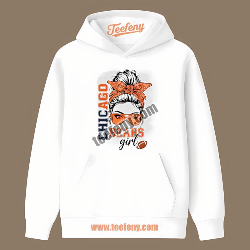 Chicago Bears Girl Adults Hoodie For True Fans Chicago Bears Girl Adults Hoodie For True Fans