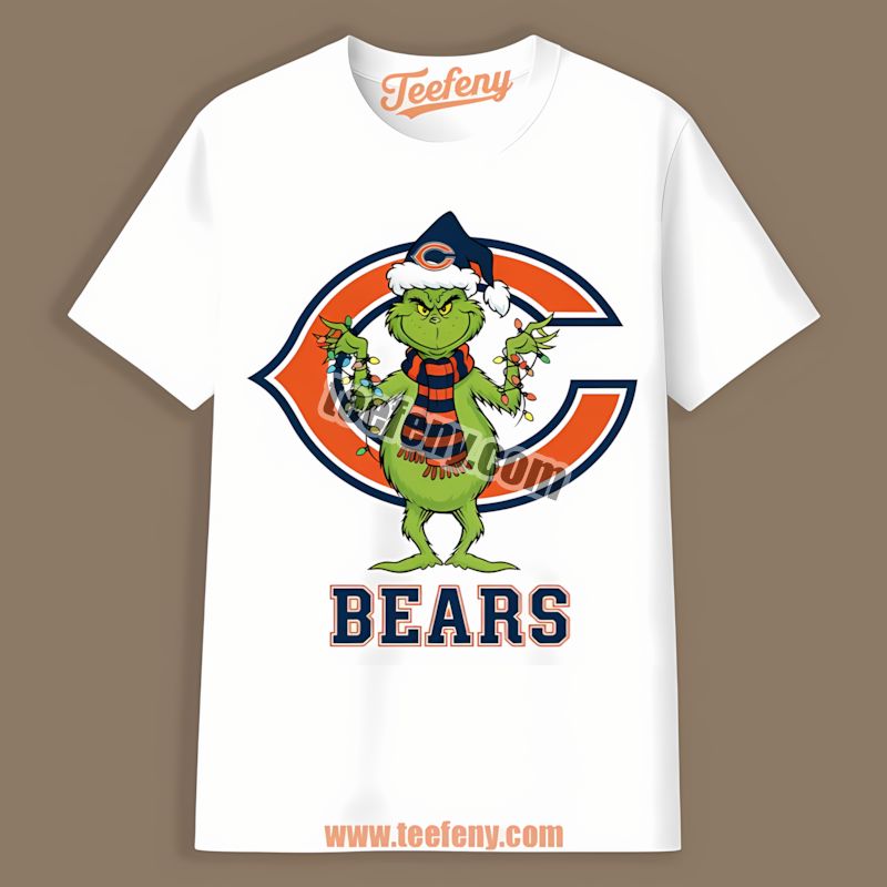 Chicago Bears Grinch Christmas Regular Shirt For Fans