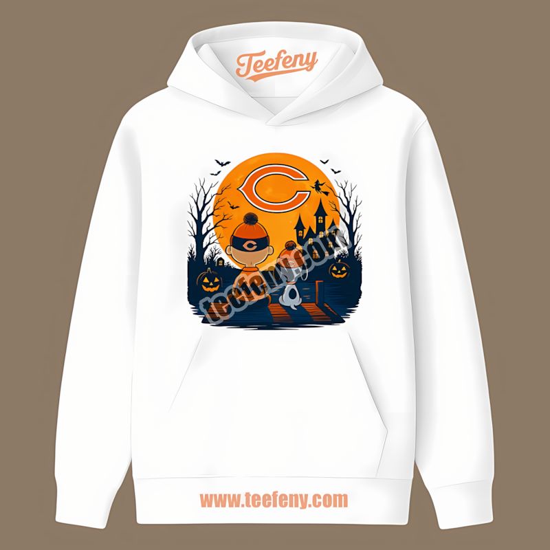 Chicago Bears Halloween Charlie Brown Snoopy Sports Hoodie Chicago Bears Halloween Charlie Brown Snoopy Sports Hoodie
