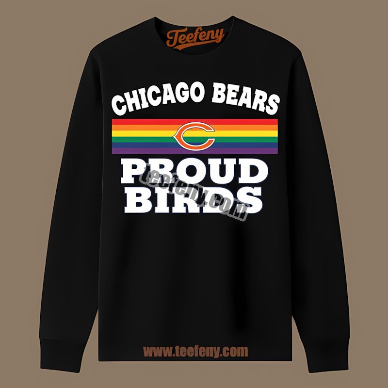 Chicago Bears Lgbt Pride Birds Vintage Long Sleeve For Fans Chicago Bears Lgbt Pride Birds Vintage Long Sleeve For Fans