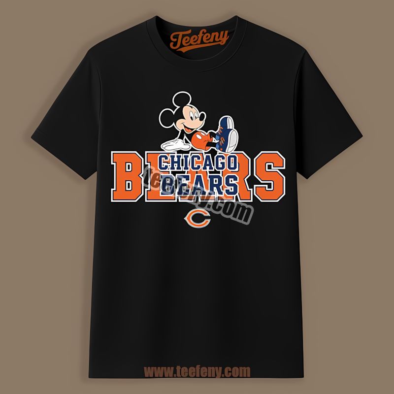 Chicago Bears Mickey Mouse Relaxed Style Unisex Shirt