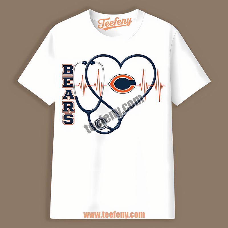 Chicago Bears Nurse Heartbeat Vintage Shirt For Fans