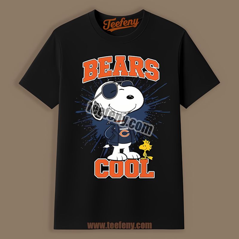 Chicago Bears Snoopy Cool Vintage Shirt For Fans