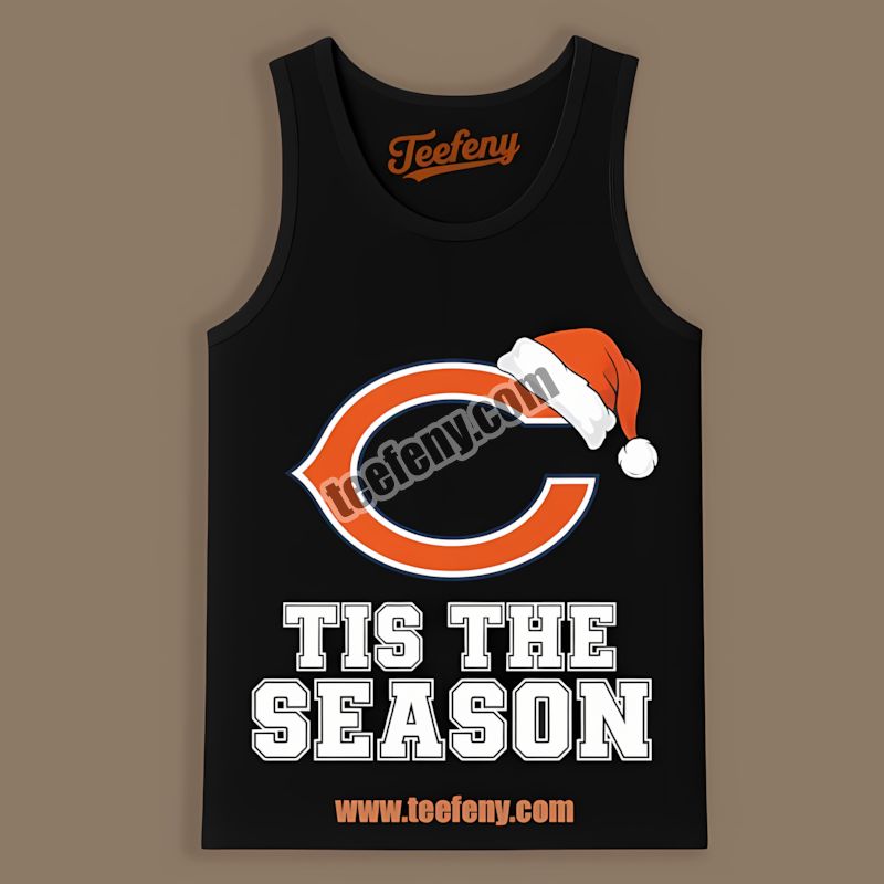 Chicago Bears Tis The Season Christmas Sports Tanktop Chicago Bears Tis The Season Christmas Sports Tanktop