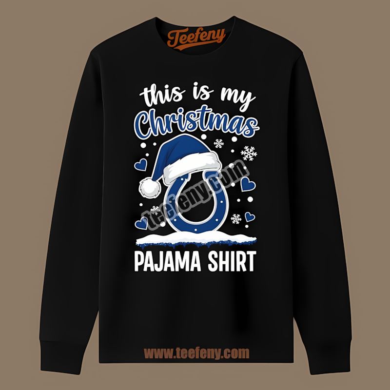 Christmas Pajama Indianapolis Colts Color Long Sleeve Christmas Pajama Indianapolis Colts Color Long Sleeve