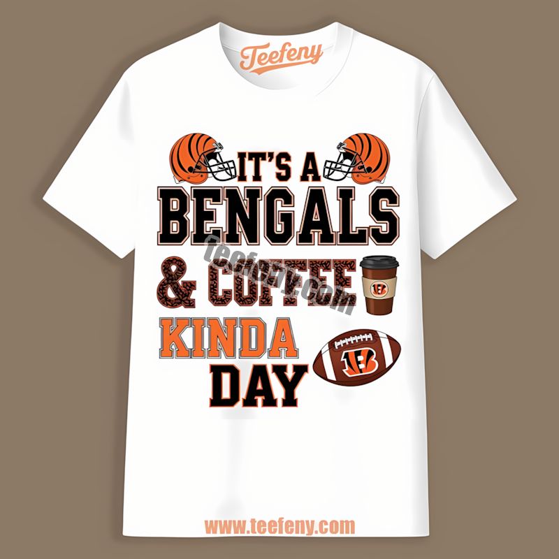 Cincinnati Bengals Coffee Kind Of Day Retro Shirt