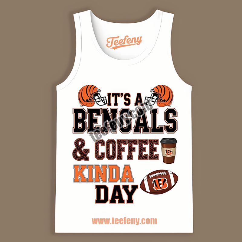 Cincinnati Bengals Coffee Kind Of Day Retro Tanktop Cincinnati Bengals Coffee Kind Of Day Retro Tanktop