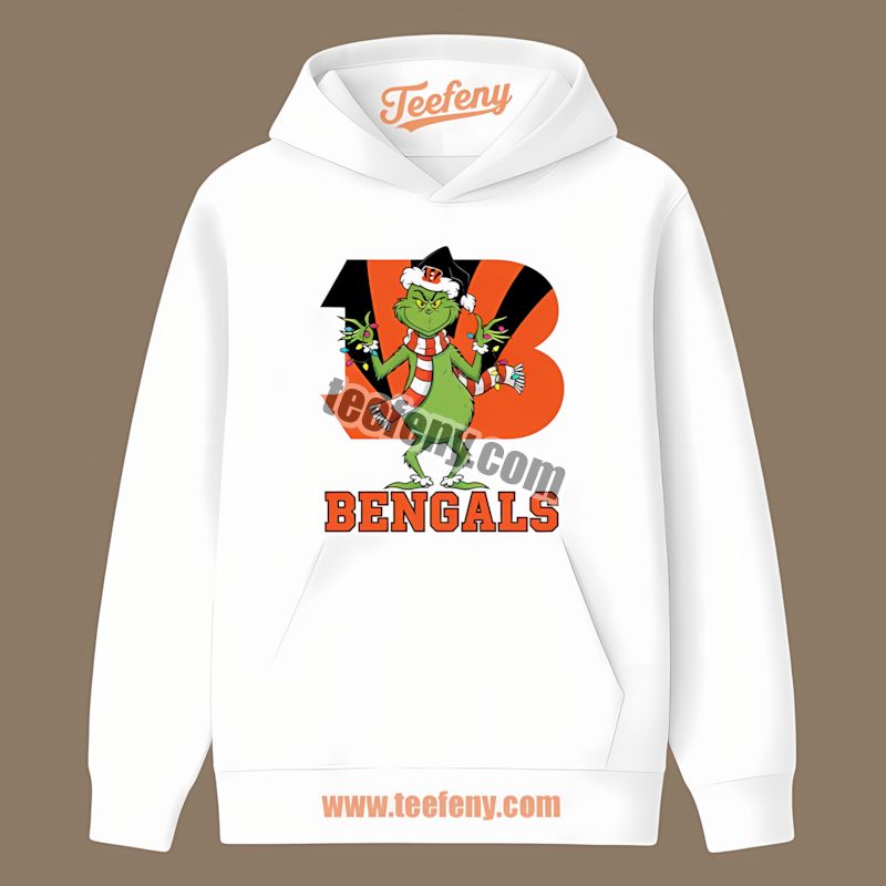 Cincinnati Bengals Grinch Christmas Hoodie For Adults Cincinnati Bengals Grinch Christmas Hoodie For Adults