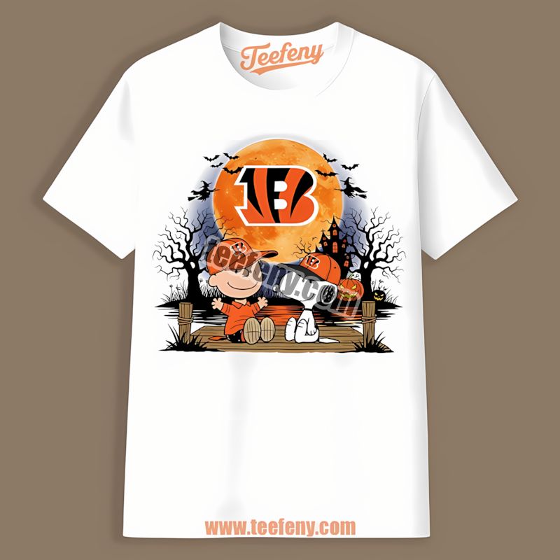 Cincinnati Bengals Halloween Charlie Brown Snoopy Classic Shirt