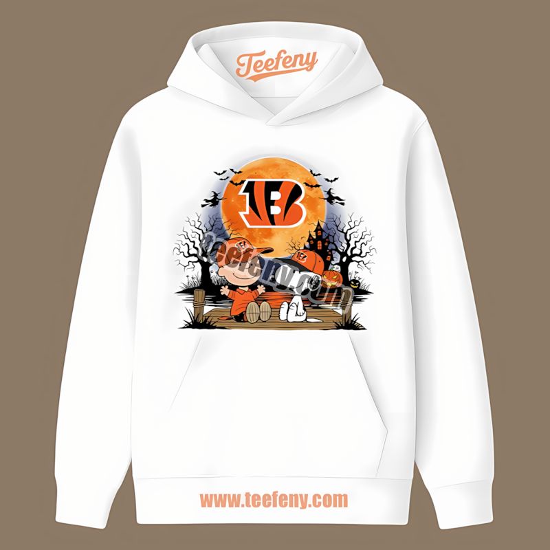 Cincinnati Bengals Halloween Charlie Brown Snoopy Classic Hoodie Cincinnati Bengals Halloween Charlie Brown Snoopy Classic Hoodie