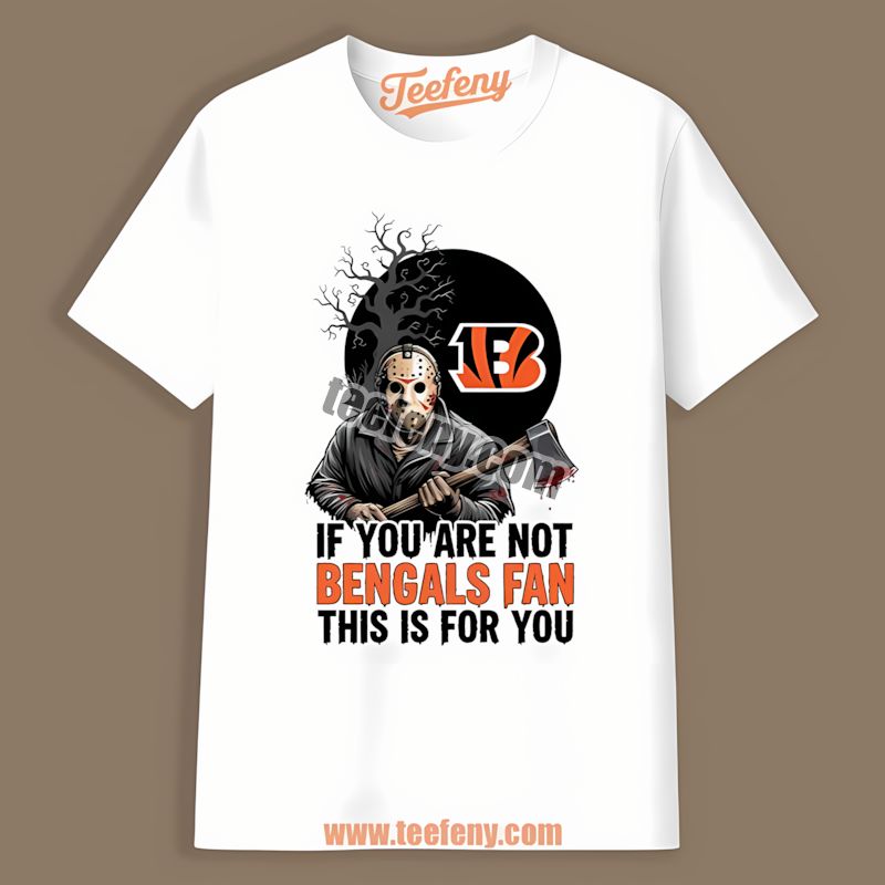 Cincinnati Bengals Halloween Jason Voorhees Vintage Shirt