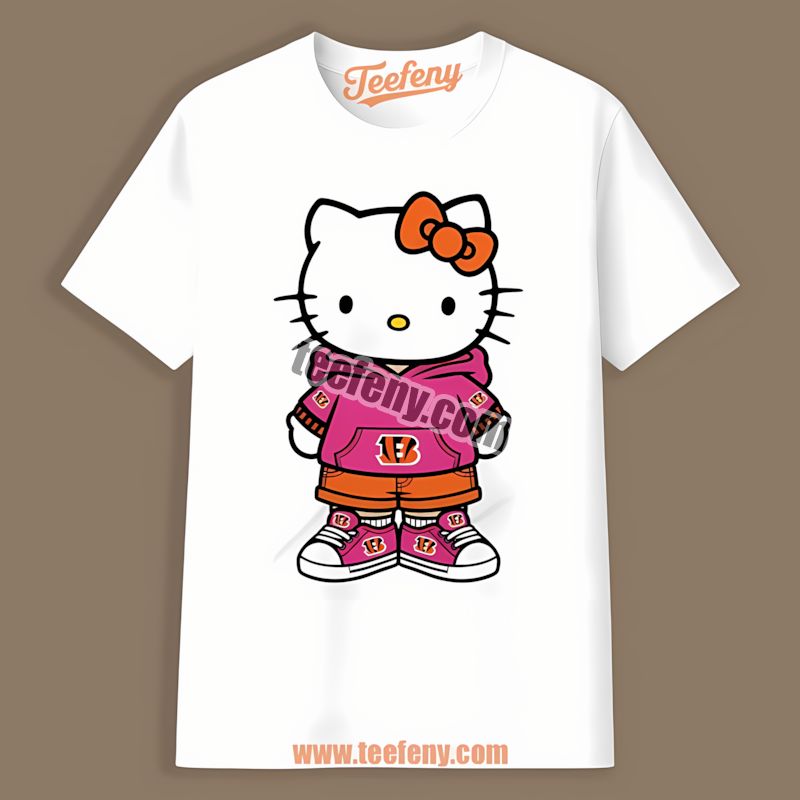 Cincinnati Bengals Hello Kitty Regular Shirt