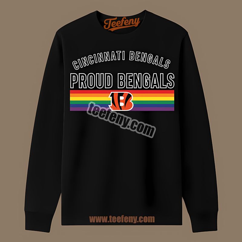 Cincinnati Bengals Lgbt Pride Birds Sports Long Sleeve Cincinnati Bengals Lgbt Pride Birds Sports Long Sleeve