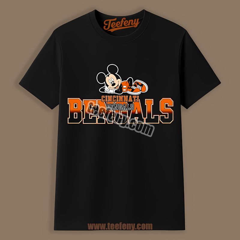 Cincinnati Bengals Mickey Heart Classic Shirt
