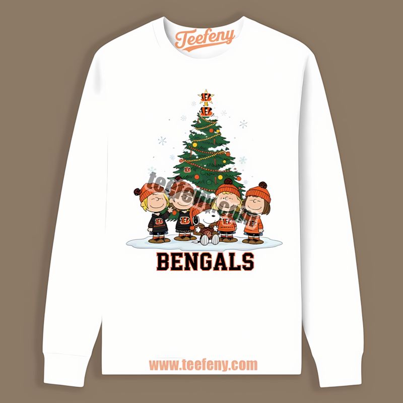 Cincinnati Bengals Peanuts Christmas Sports Long Sleeve Cincinnati Bengals Peanuts Christmas Sports Long Sleeve