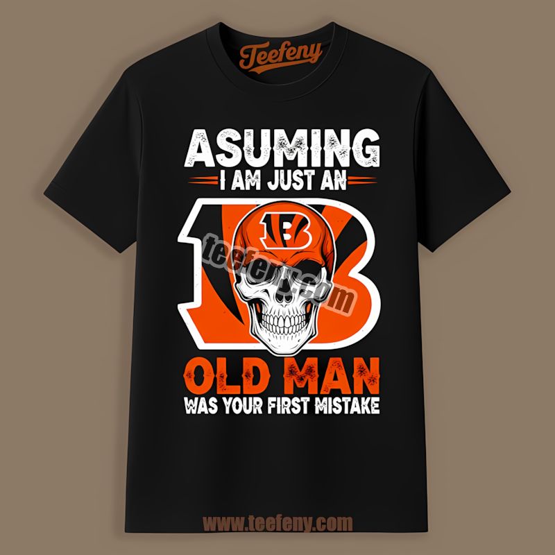 Cincinnati Bengals Skull Bandana Cotton Shirt