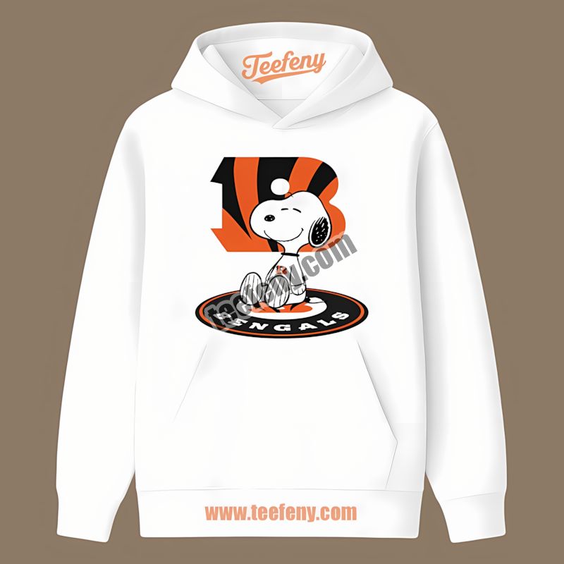 Cincinnati Bengals Snoopy Tattoo Logo On Arm Trendy Hoodie Cincinnati Bengals Snoopy Tattoo Logo On Arm Trendy Hoodie