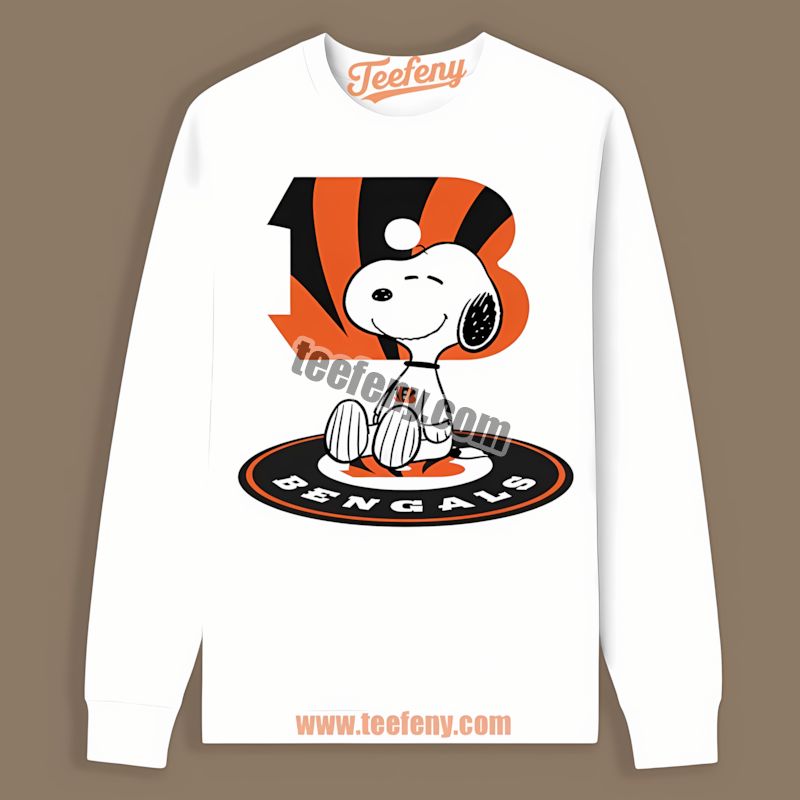 Cincinnati Bengals Snoopy Tattoo Logo On Arm Trendy Long Sleeve Cincinnati Bengals Snoopy Tattoo Logo On Arm Trendy Long Sleeve