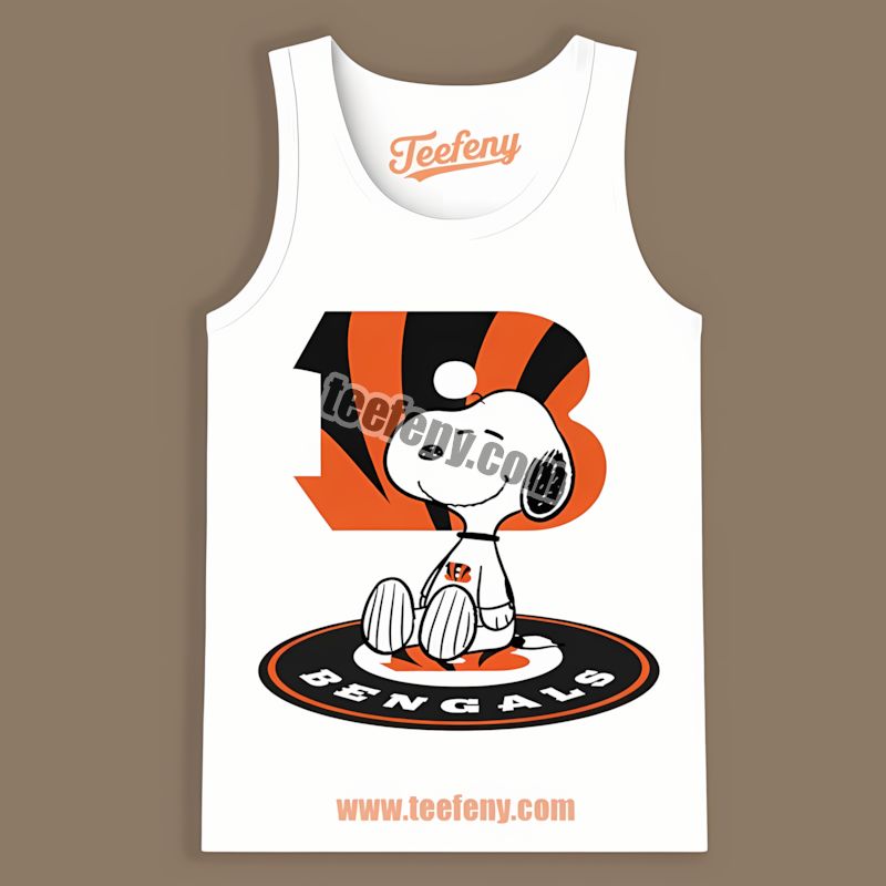 Cincinnati Bengals Snoopy Tattoo Logo On Arm Trendy Tanktop Cincinnati Bengals Snoopy Tattoo Logo On Arm Trendy Tanktop