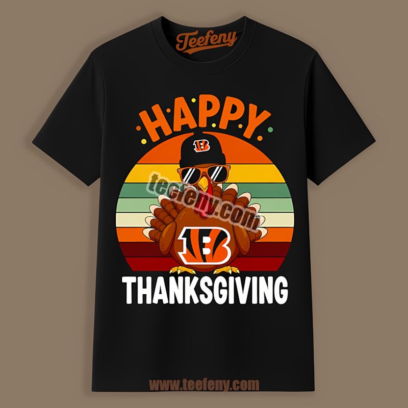 Cincinnati Bengals Thanksgiving Turkey Trendy Shirt