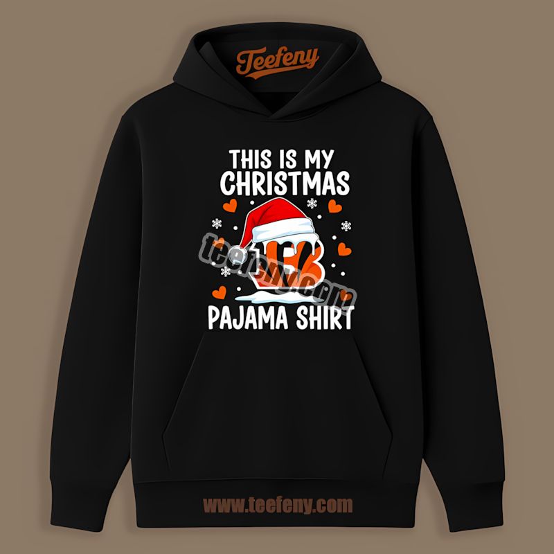 Cincinnati Bengals This Is My Christmas Pajama Hoodie Unisex Cincinnati Bengals This Is My Christmas Pajama Hoodie Unisex