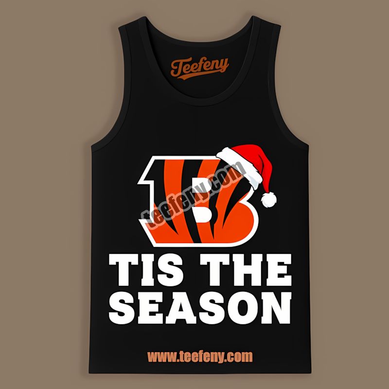 Cincinnati Bengals Tis The Season Christmas Tanktop For Adults Cincinnati Bengals Tis The Season Christmas Tanktop For Adults